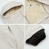 Men Cotton Padded Jacket Coat Winter Menswear Hooded Jacket Cotton-Padded Jacket Ins Outdoor Windproof Coat