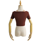 Women T-Shirt Summer Short Sleeve round Neck Women's T-shirt