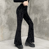 Women Pants Fall Bell-Bottom Pants Women's Design Casual Trousers