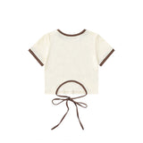 Women T-shirt Printed Short T-shirt Women's Summer Casual Multicolor Top