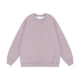 Men Hoodie Crew Neck Sweater Men's Loose and Simple Long Sleeve Pullover