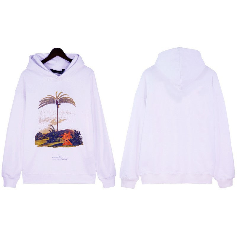 Palm Angle Hoodie Palm Angels Palm Coconut Hooded Sweater Men and Women Loose