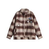 Unisex Sweater Autumn Trendy Plaid Casual Jacket