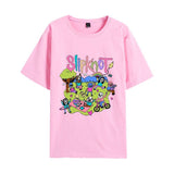 Short sleeve slipknot band crew neck