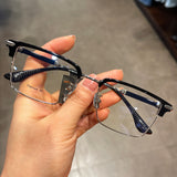 CHH Chrome Hearts Glasses Pure Titanium Ultra Light Large Frame Retro Myopia Myopia Glasses Frame