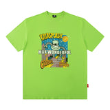 Men T Shirt Summer Cartoon Short Sleeve T-shirt