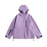Unisex Jacket Autumn Washed Hooded Jacket Women