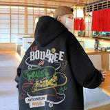 Men Hoodie Retro Hooded Sweater Men's Spring and Autumn Loose Casual Hoodie