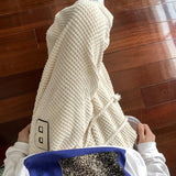 Men Sweatpants Woven Design Sports Casual Retro Loose Straight