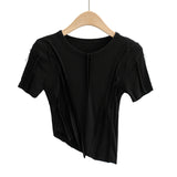 Women T-shirt Summer round Neck Short Sleeves T-shirt Women's Tops