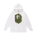 Bathing Ape Hoodie Autumn/Winter Letter Print Loose Hoodie Pullover Ape Sweater
