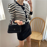 Women Long Sleeve Shirt Knitted Cardigan Women's Slim Fit round Neck Long Sleeves Top
