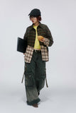 Unisex Jacket Fall Colorblock Check Shirt Women's Clothing