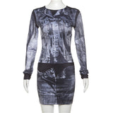 Women Dresses Fall Women's Clothing Sexy Casual Short Dress