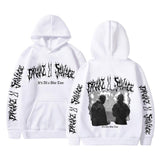 Hip Hop Rapper Drake Graphic Hoodie Rap 21 Savage Print