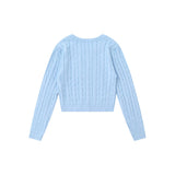 Women Sweater Short Knitwear for Girls Autumn Leisure Pullover Sweater