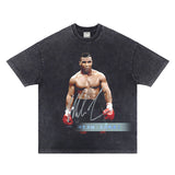 Mike Tyson T Shirt Vintage Loose Short Sleeve