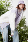 Unisex Jacket Autumn Lace Stitching Jacket Women's Clothing