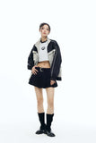 Unisex Jacket Autumn Stitching Stand Collar Coat Women's Clothing