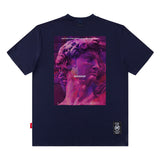 Men's T Shirt Portrait Short-Sleeved T-shirt Men's and Women's High Street Hiphop