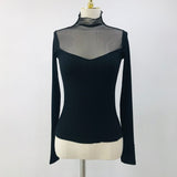 Women's Long Sleeve Shirt Women's Slim-Fit Long-Sleeved Bottoming Shirt