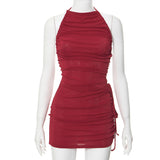 Woman Dresses Women's Spring Top Drawstring Suit