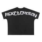 Mixed Emotion T-Shirt MIXED EMOTION Boxy Crew Neck Loose Short Sleeve