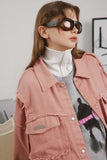 Unisex Jacket Autumn Burrs Twill Coat Women's Clothing