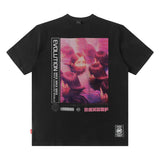 Men T Shirt Summer American Fashion Brand Short Sleeve T-shirt Men's Loose