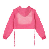 Women Hoodie Hooded Sweater with Short Hoodie for Girls Trendy Casual