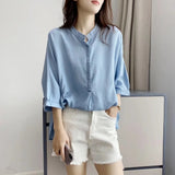 Women T-shirt Denim Shirt Women's Spring Design Loose Top