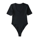 Women T-Shirt Short-Sleeved T-shirt Jumpsuit Women's Summer Top