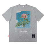 Men T Shirt Men's Short-Sleeved T-shirt Astronaut Astronaut Loose Short Sleeve