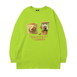 Men Long Sleeve Shirt Men's Trendy Brand Long Sleeve T-shirt Men's and Women's Hip Hop Casual Couple Base