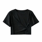 Women T-Shirt Short-Sleeved T-shirt Women's Short Loose Top