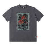 Men T Shirt Printed Short Sleeve T-shirt Men's and Women's Printed Loose