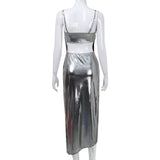 Women Desses Suspender Skirt Dress Long