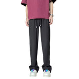 Men Sweatpants Men's Summer Drape Straight Casual Pants Loose