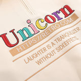 Men Hoodie Embroidered Letter Lapel Sweater Long Sleeve Polo Collar Pullover