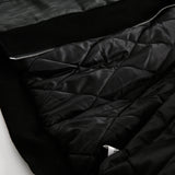 Unisex down jacket retro quilted hooded