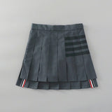 Women Skirt High Waist Pleated Skirt Skirt