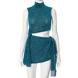 Woman Dresses Spring round Neck Dress
