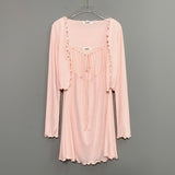 Women Long Sleeve Shirt Sling Dress Long Sleeve Cardigan Outer Coat Suit
