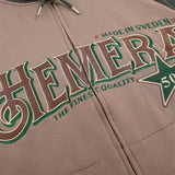 Men Hoodie Color-Block Raglan Sleeves Hooded Jacket Men's Loose Letters