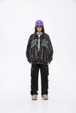 Unisex Jacket Autumn High Street Embroidery Denim Coat Women's Clothing