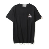 Bathing Ape T Shirt Cartoon Round Neck Summer Printed Large Size Short Sleeve Casual