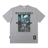 Men T Shirt Men's Short-Sleeved T-shirt American Style Hip Hop Loose