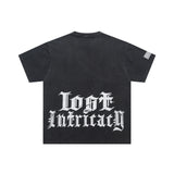 Lost Intricacy T-Shirt Skull Wash Casual Short Sleeve T-Shirt