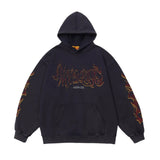 Men Hoodie Letter Hooded Sweater Men's Loose Casual Wash