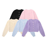 Women Sweater Solid Color Sweater Loose Autumn and Winter Sweater Coat